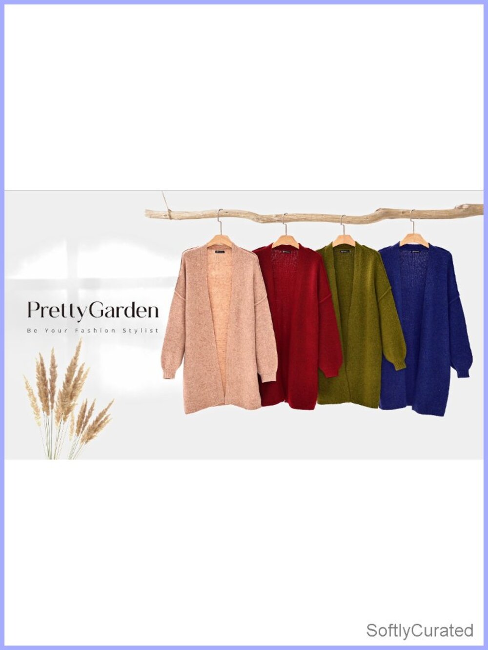 Oversized Long Cardigan Sweater Knit Open Front Casual Layering - Picture 6 of 6